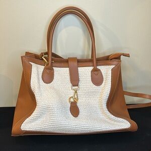 Chiara Ferretti Leather Shoulder Bag Made In Italy